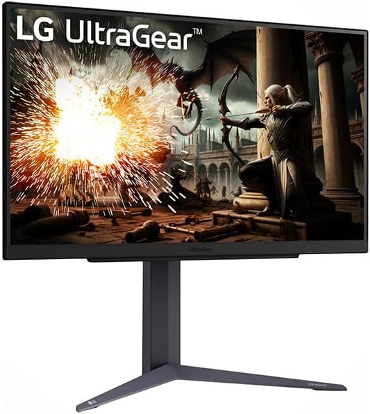 LG Ultragear™ 27GS75Q-B.AEU Monitor Gaming 27" - Panel IPS con resolución QHD (2560x1440), 1ms 180Hz (200Hz O/C), sRGB 99% (CIE1931), AMD FreeSync, compatible con NVIDIA G-Sync