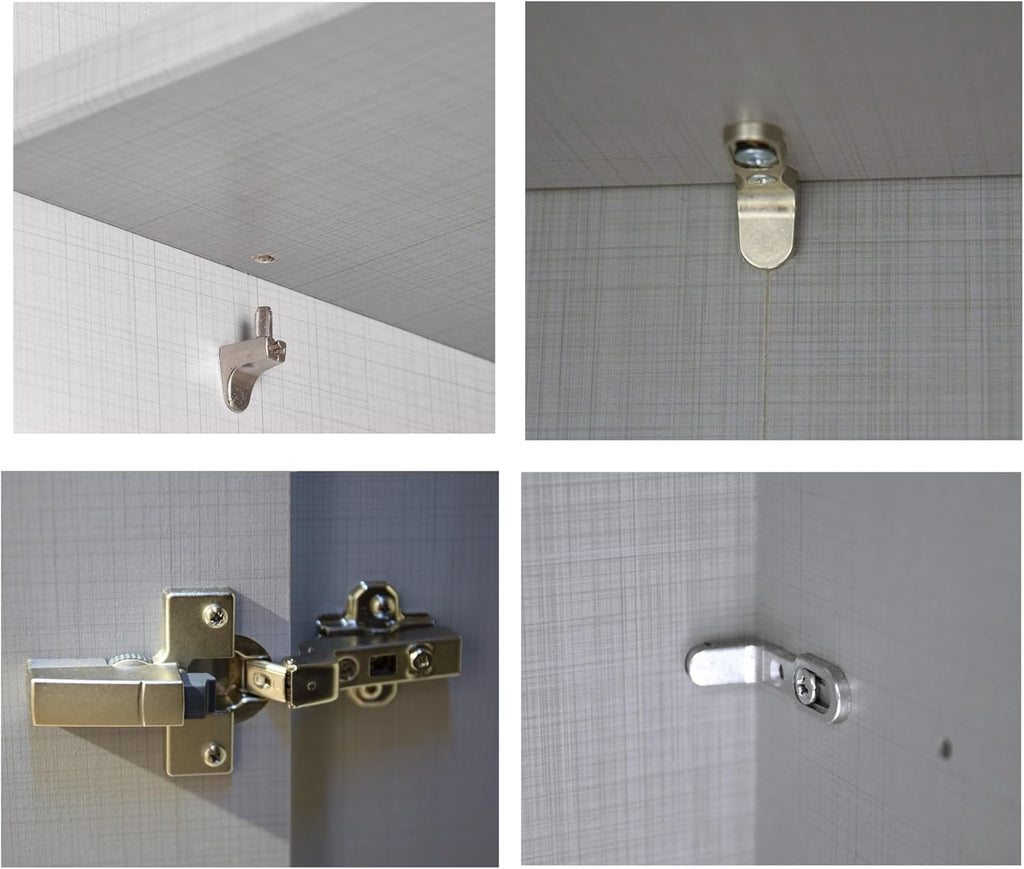 Armario de puertas correderas de 3 puertas, 250 cm ancho/216 cm alto/65 cm fondo, blanco con frente de cristal, espejo y perfiles de agarre negros, incl. cierre suave, armario con estantes, barras para ropa, cajones y compartimentos / 22033