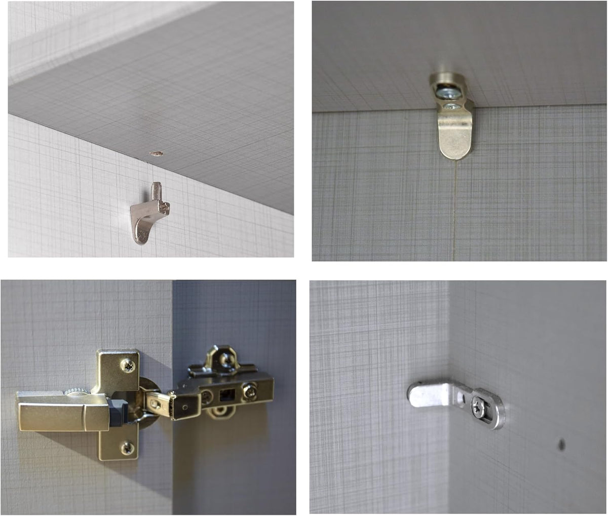 Armario de puertas correderas de 3 puertas, 250 cm ancho/216 cm alto/65 cm fondo, blanco con frente de cristal, espejo y perfiles de agarre negros, incl. cierre suave, armario con estantes, barras para ropa, cajones y compartimentos / 22033