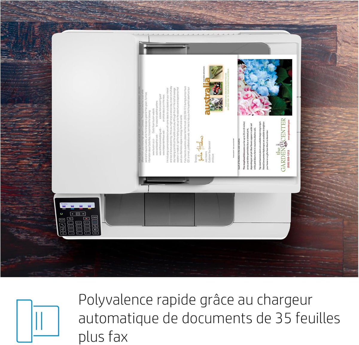Impresora multifunción láser a color HP Color LaserJet Pro MFP 3302fdwg, fax, impresión automática a doble cara, pantalla táctil, Wi-Fi, Ethernet, USB, HP Wolf Pro Security