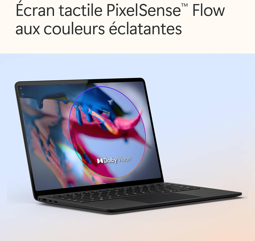 Microsoft Surface Laptop | PC Copilot+ | Pantalla táctil de 13,8” | Snapdragon® X Elite | 16 GB de RAM | SSD de 1 TB | Último modelo, 7.ª edición | Negro