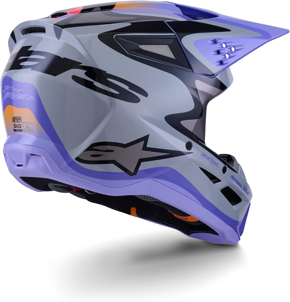 Casco de motocross Alpinestars S-M3 Jettson, XL (61/62)