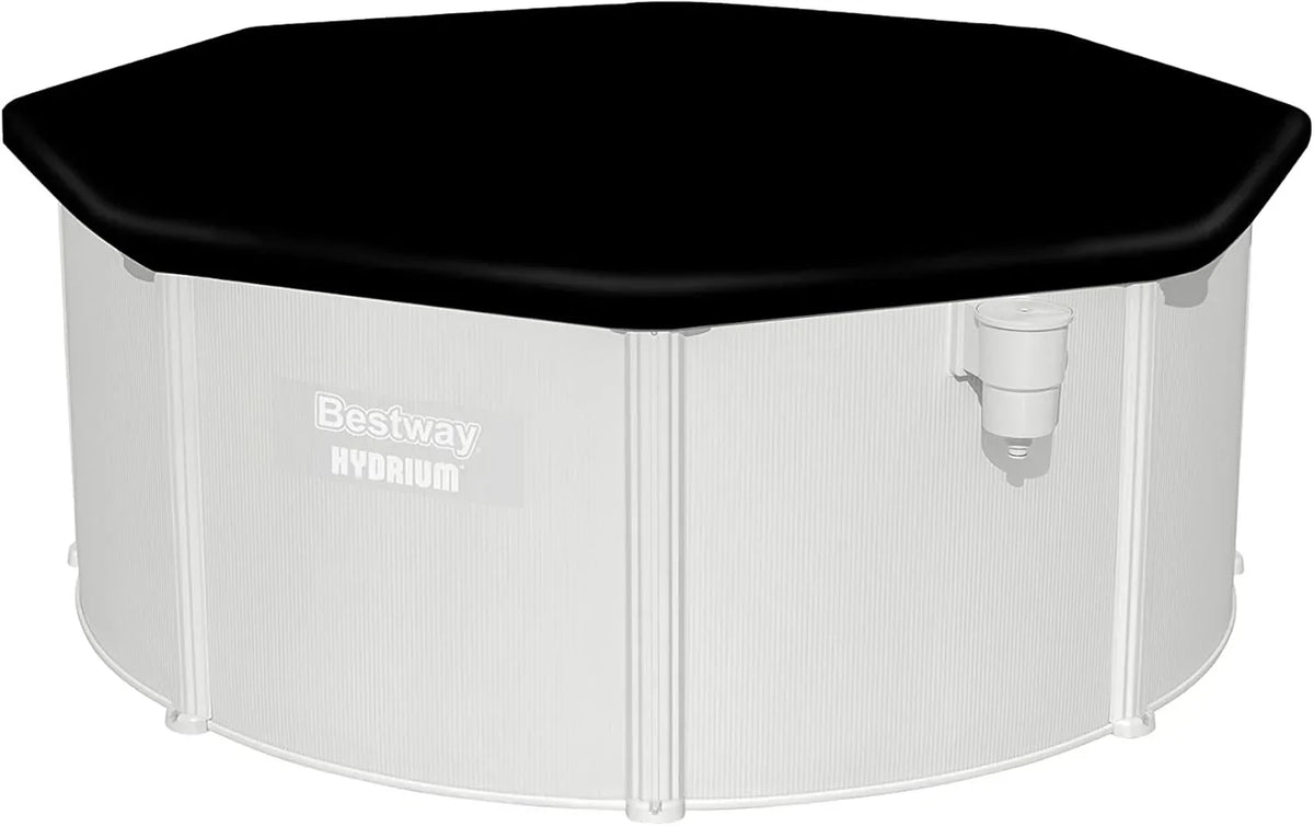 Bestway Hydrium - Piscina de pared de acero con filtro de arena, diámetro de 300 x 120 cm, gris, redonda