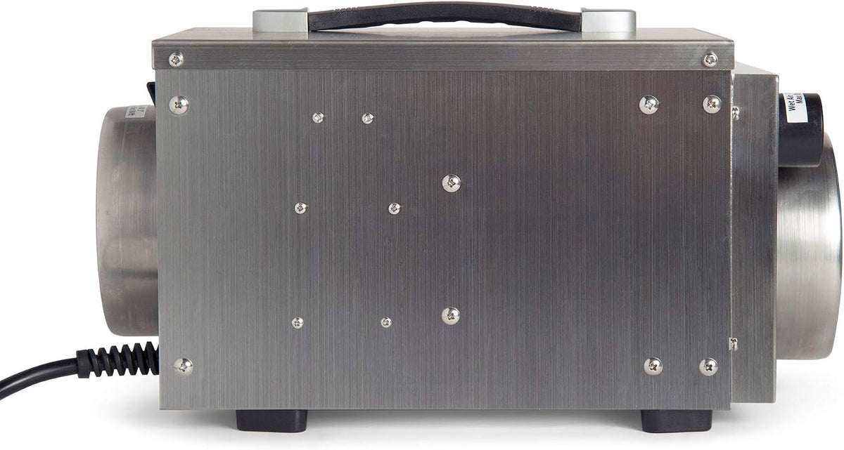 Ecor Pro DH1200 INOX DryFan adsorpcyjny osuszacz powietrza, stal nierdzewna, 12 l dzień, 500 W, do usuwania uszkodzeń spowodowanych wodą i suszenia budowlanego