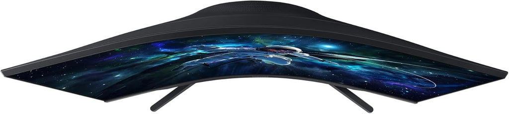 Monitor Samsung Gaming Odyssey G55C de 32'' Negro 165Hz 1ms 2560x1440 VA Curvo 1000R 2500:1 300cd/m² HDR10 HDMI DisplayPort AMD FreeSync Base inclinable