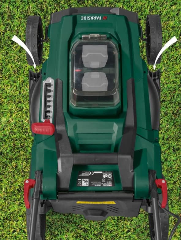 Cortacésped inalámbrico PARK SIDE PRMA 40-Li B3 de 40 V, verde
