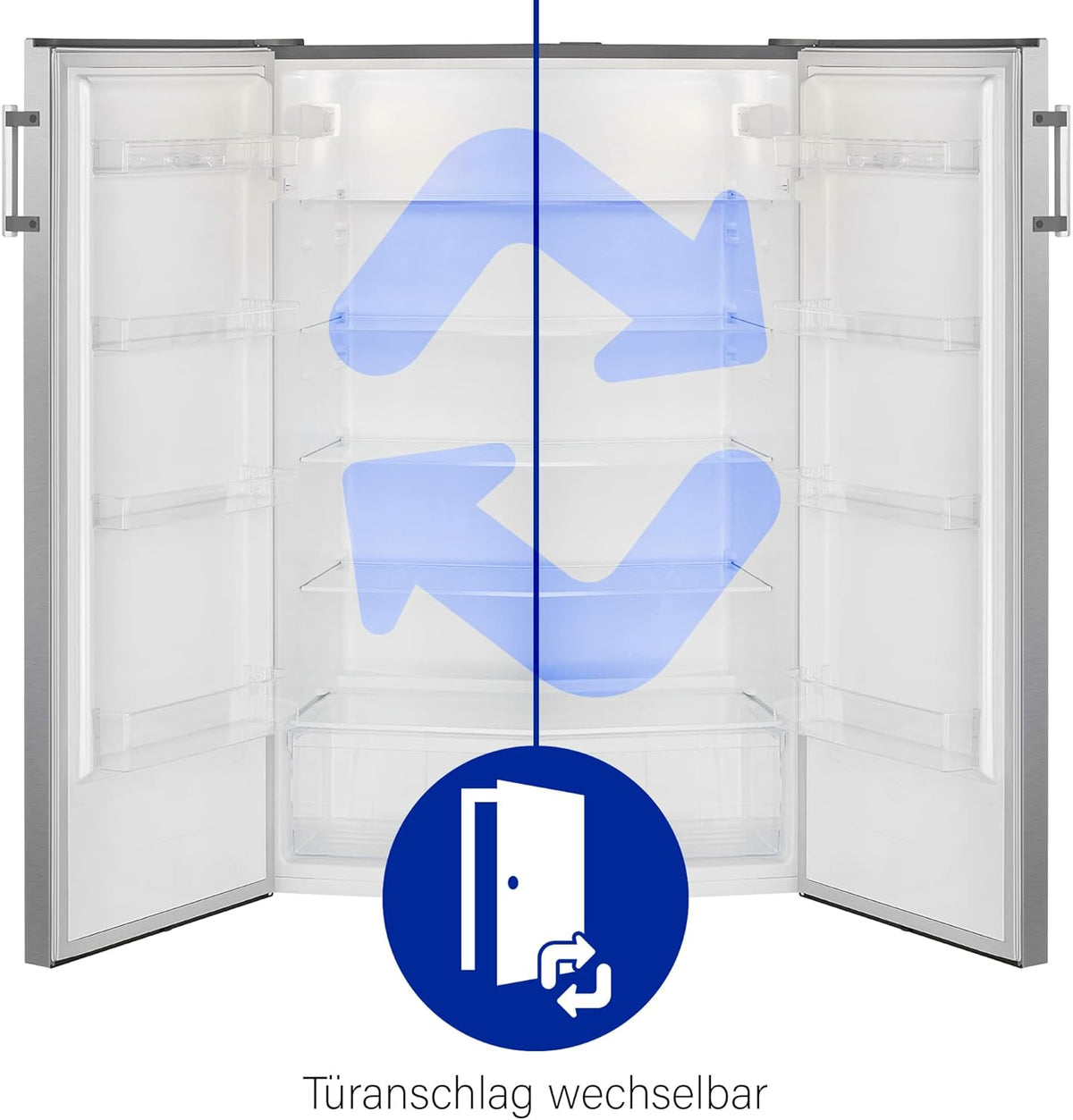 Refrigerador de una puerta de libre instalación Bomann® | Frigorífico grande de 242 litros | incl. iluminación LED | ideal para bebidas y alimentos | bisagra de puerta reversible | VS 7316.1 blanco