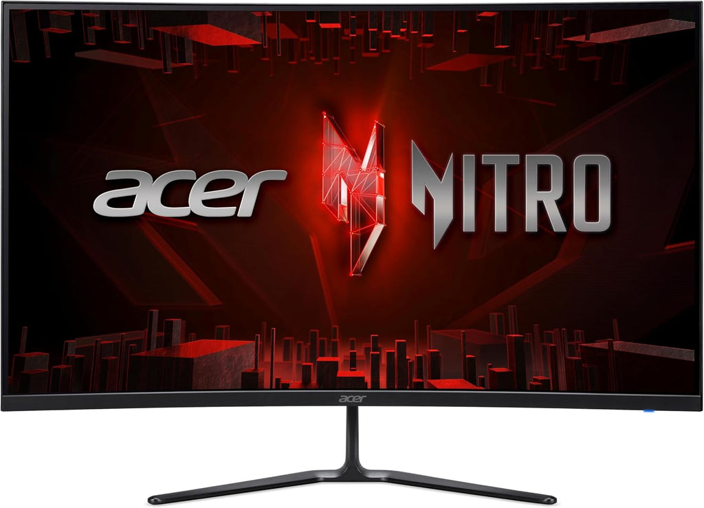 Acer Nitro ED320QRS3biipfx, Monitor Gaming curvo 31.5" FullHD VA, 180Hz (1920x1080, 16:9, AMD FreeSync Premium, 1ms (VRB), 250Nits, 2xHDMI 2.0/1xDP 1.4) Monitor PC, Color Negro