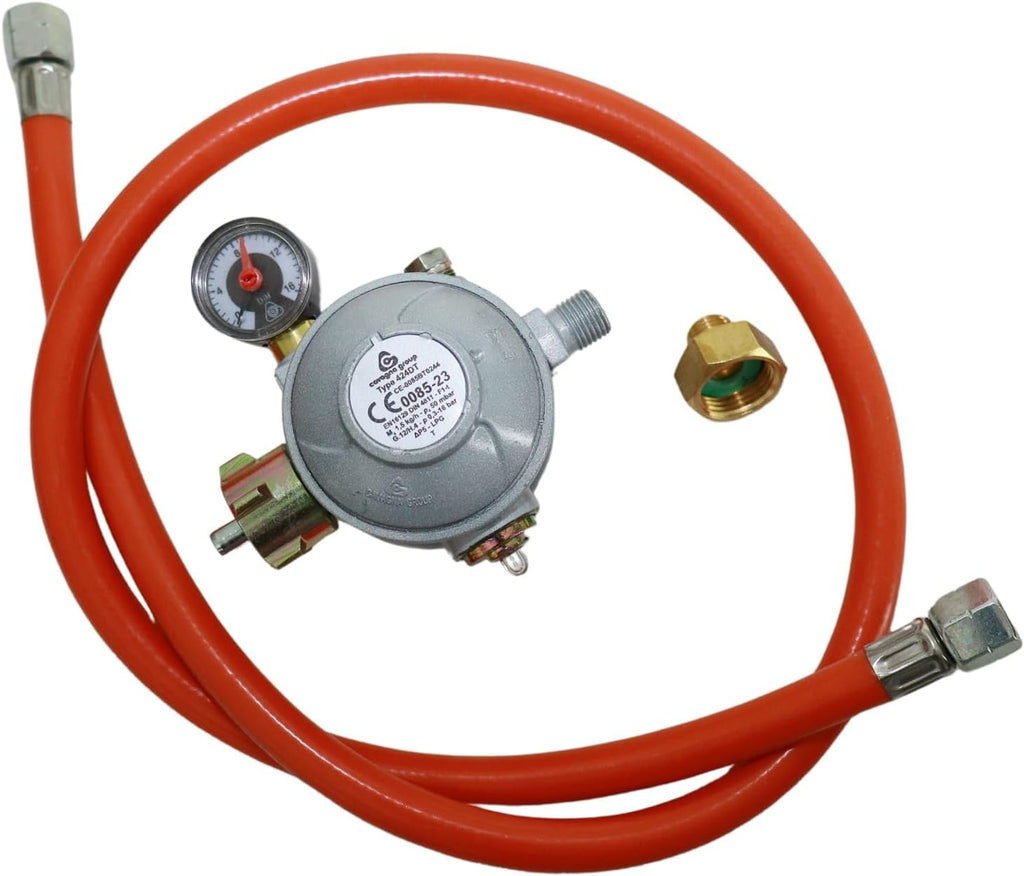 Cocina de gas Gasline con armario para bombona 90cm GAG90GOXFL, 5 quemadores Sabaf, encendido eléctrico y sistema de seguridad por corte de gas, propano GLP...