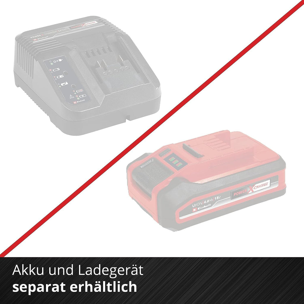Herramienta multifunción inalámbrica Einhell GE-HC 18 Li T-Solo (2 en 1 cortasetos y motosierra, espada Oregon, sin batería ni cargador)