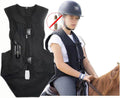 Chaleco airbag de equitación unisex, chaqueta de airbag para moto/equitación, activación de airbags en 0,1 segundos