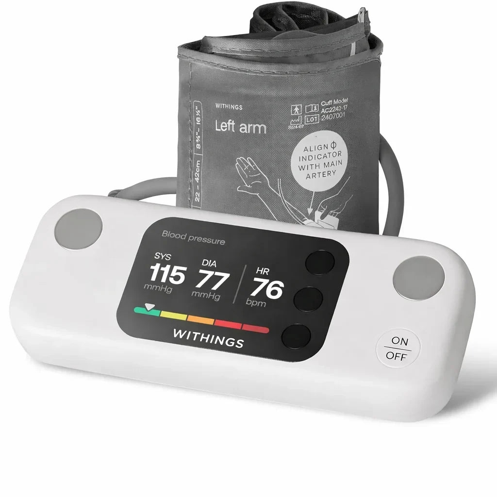 Monitor de presión arterial de brazo con ECG WPM07-08-all-Inter, sincronización vía Wi-Fi y Bluetooth para iOS y Android