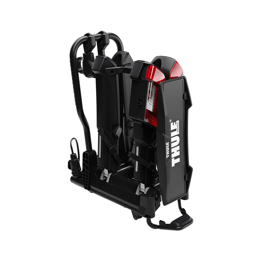 Portabicicletas de plataforma Thule EasyFold 3 para bola de remolque, negro, plegable, para 2 o 3 bicicletas