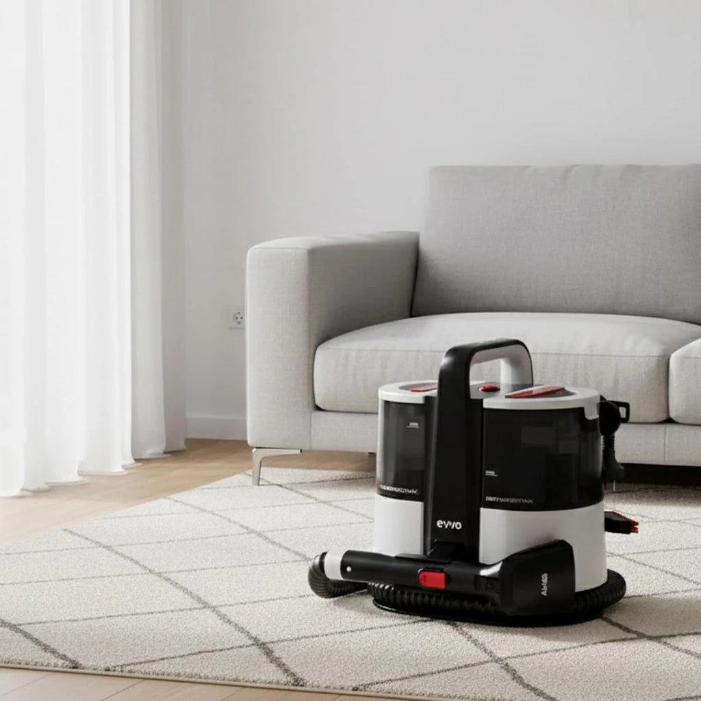 EVVO AM65 wydajny środek do czyszczenia dywanów i tapicerki o mocy 600 W, odkurzacz wodny do tapicerki, sof i samochodów, urządzenie do czyszczenia tapicerki z funkcją spryskiwania i ssania, oddzielne