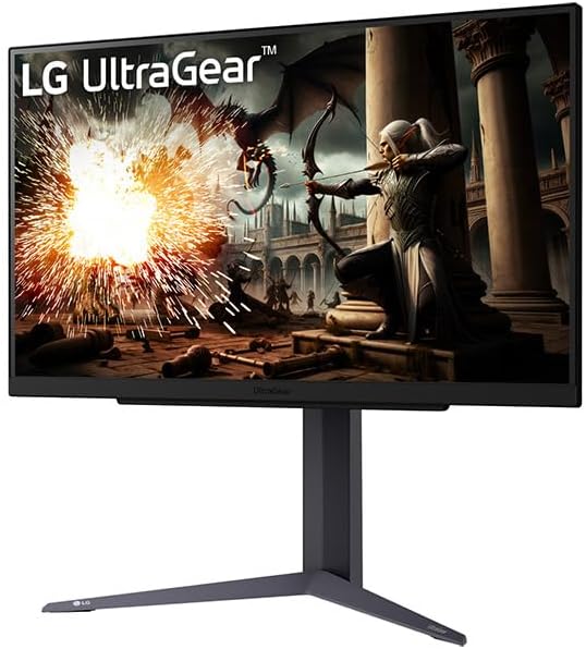 LG Ultragear™ 27GS75Q-B.AEU Monitor Gaming 27" - Panel IPS con resolución QHD (2560x1440), 1ms 180Hz (200Hz O/C), sRGB 99% (CIE1931), AMD FreeSync, compatible con NVIDIA G-Sync