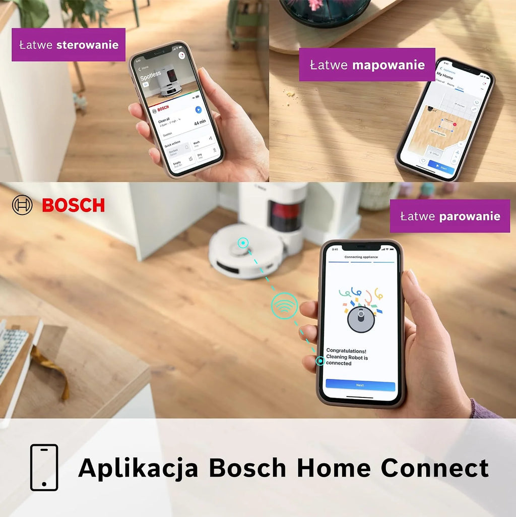 Bosch Spotless+ Robot sprzątający, BCRD1W, biały