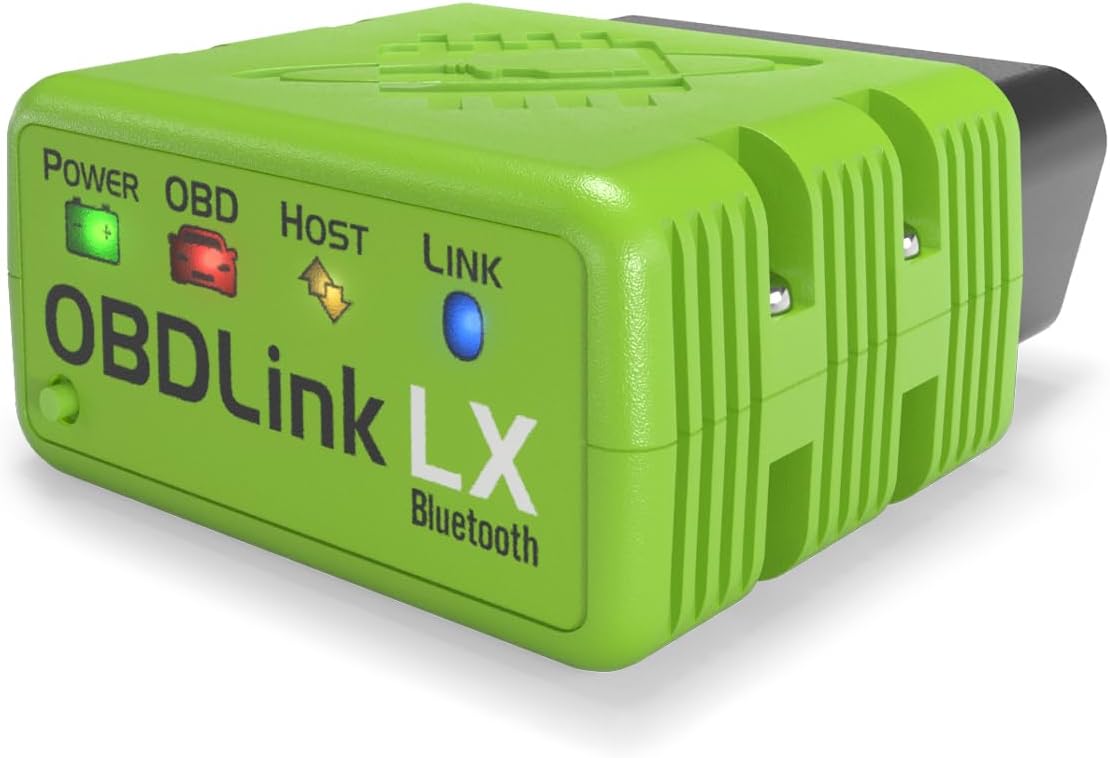 Adaptador OBD2 Bluetooth 3.0 OBDLink LX para Android, compatible con Motoscan, Torque, Hybrid Assistant, escáner de diagnóstico OBD II