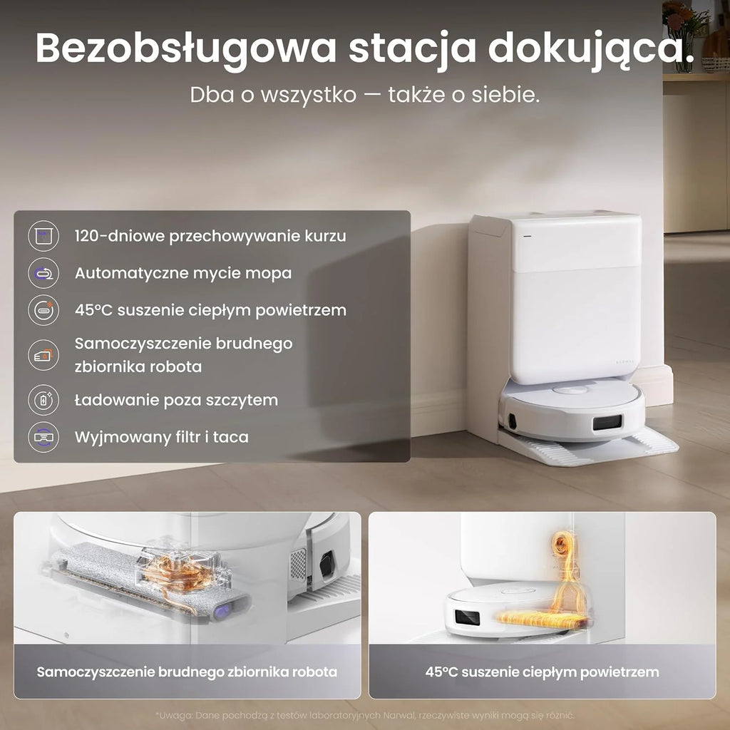 Narwal Freo 20 Edge Samooczyszczający Robot Sprzątający z Mopem Taśmowym