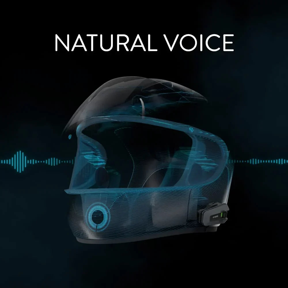 Intercomunicador para moto Packtalk Edge individual Bluetooth 5.2 DMC 1,6 km altavoces de 40 mm control por voz