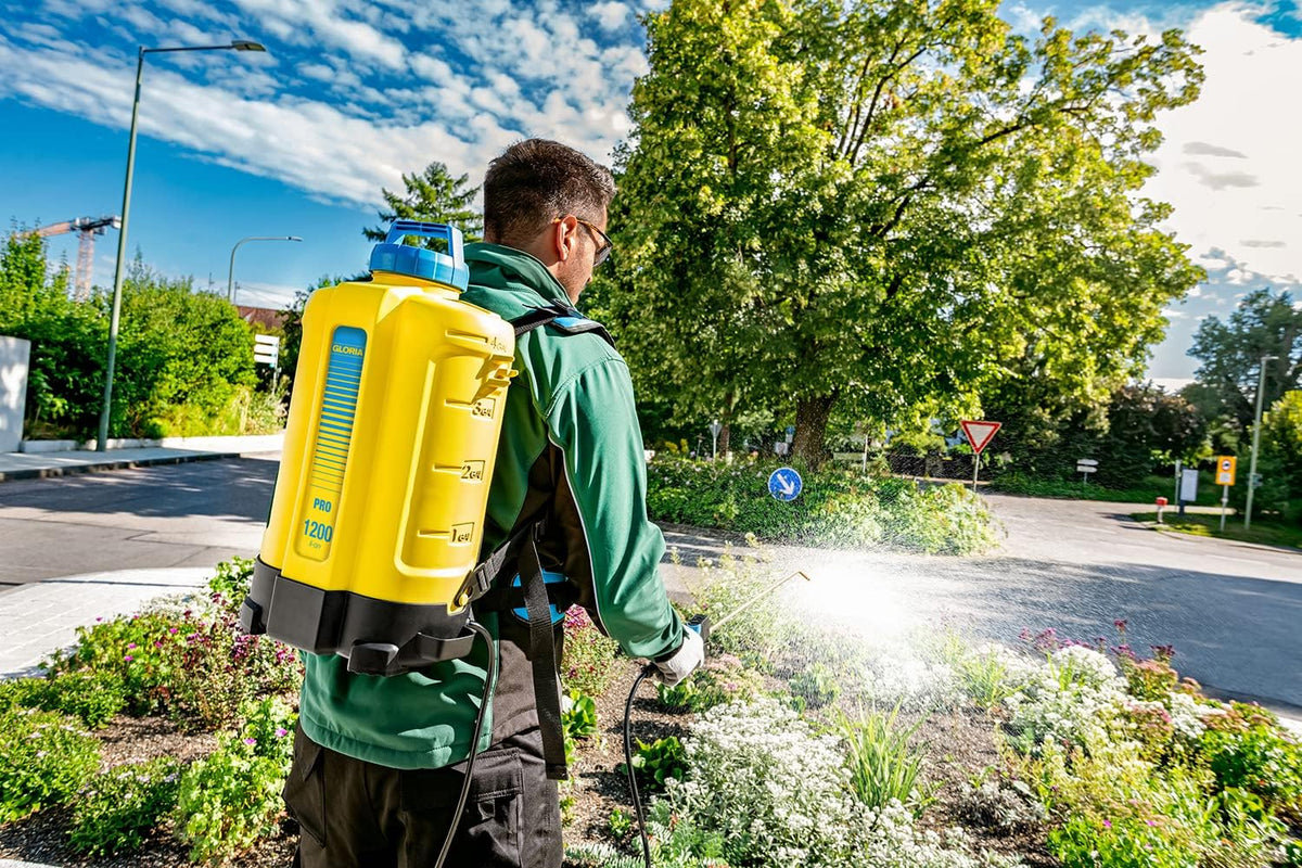 Pulverizador de mochila a batería Pro 1200 Li-Ion 12 L, fumigadora para protección de plantas y control de malezas, compatible con batería de 18V