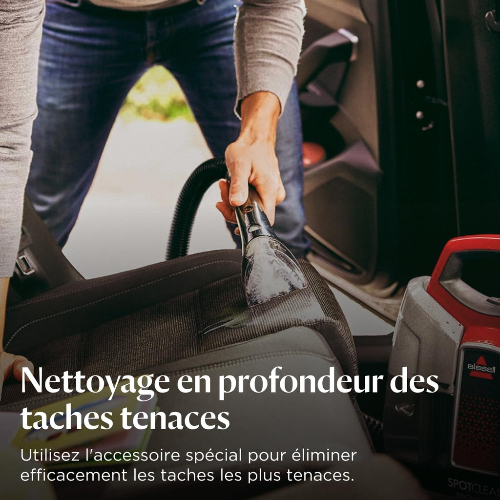 BISSELL SpotClean ProHeat, Limpiador de Tapicerías, Motor Potente de 330 W, Diseño Compacto, con Tecnología HeatWave, Limpiador para Alfombras, Moquetas, Muebles, Telas, Coche y Más, 36988
