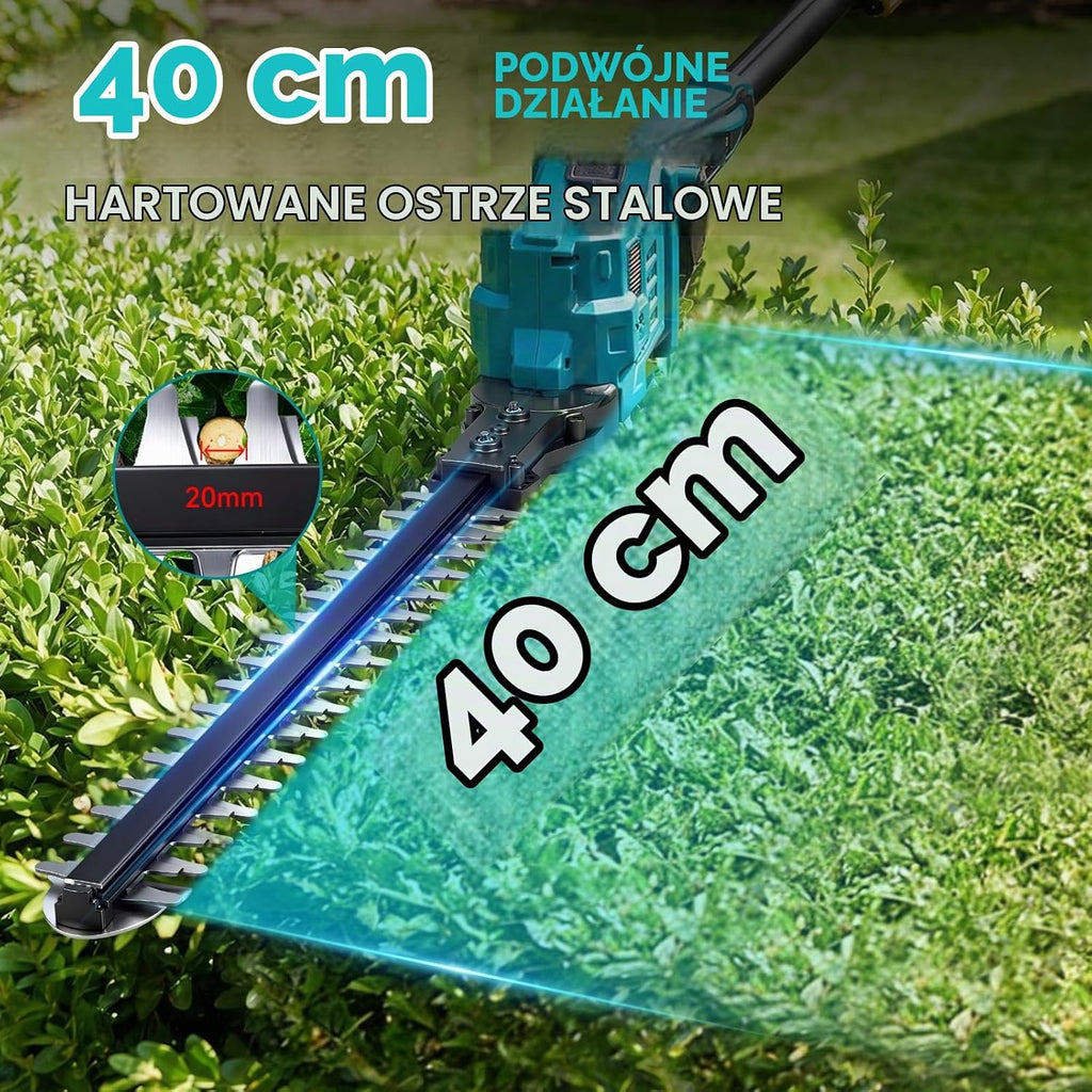 Yofidra Akumulatorowa Teleskopowa Nożyce do Żywopłotu