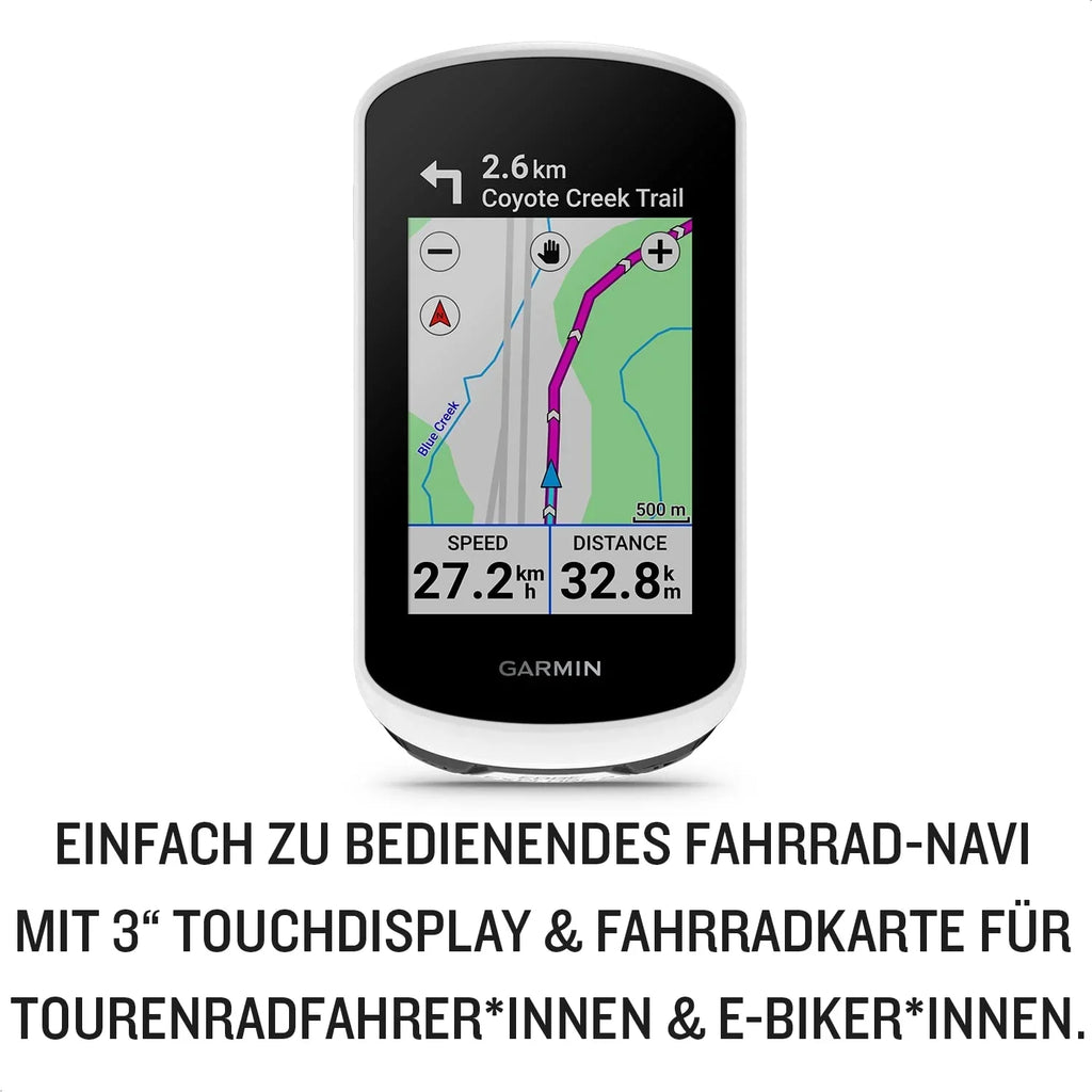 GPS para bicicleta Edge Explore 2, pantalla táctil de 3 pulgadas, 15 horas de duración de batería, mapas de Europa, rutas para bicicletas eléctricas, Bluetooth, GPS, soporte para manillar