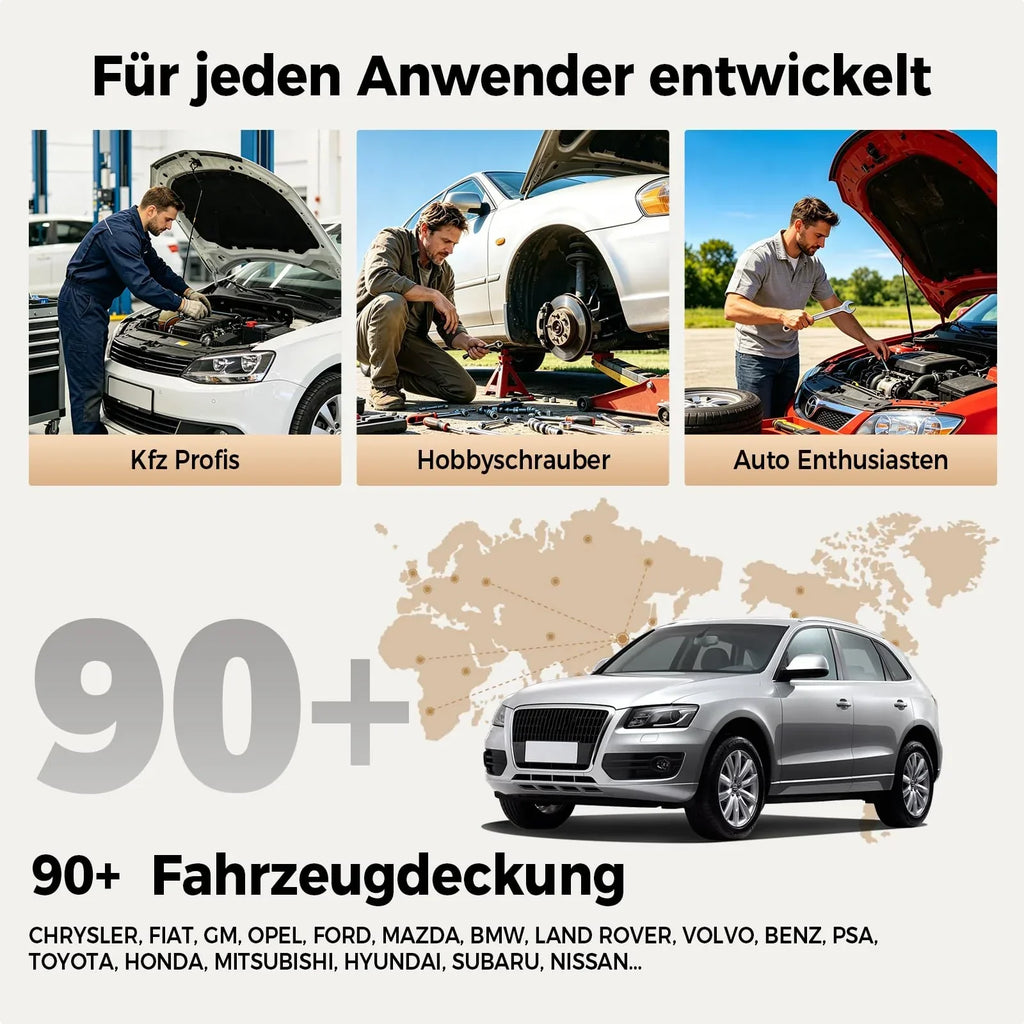 Dispositivo de diagnóstico OBD2 universal Topdon ArtiDiag600 Pro con 9 funciones de servicio
