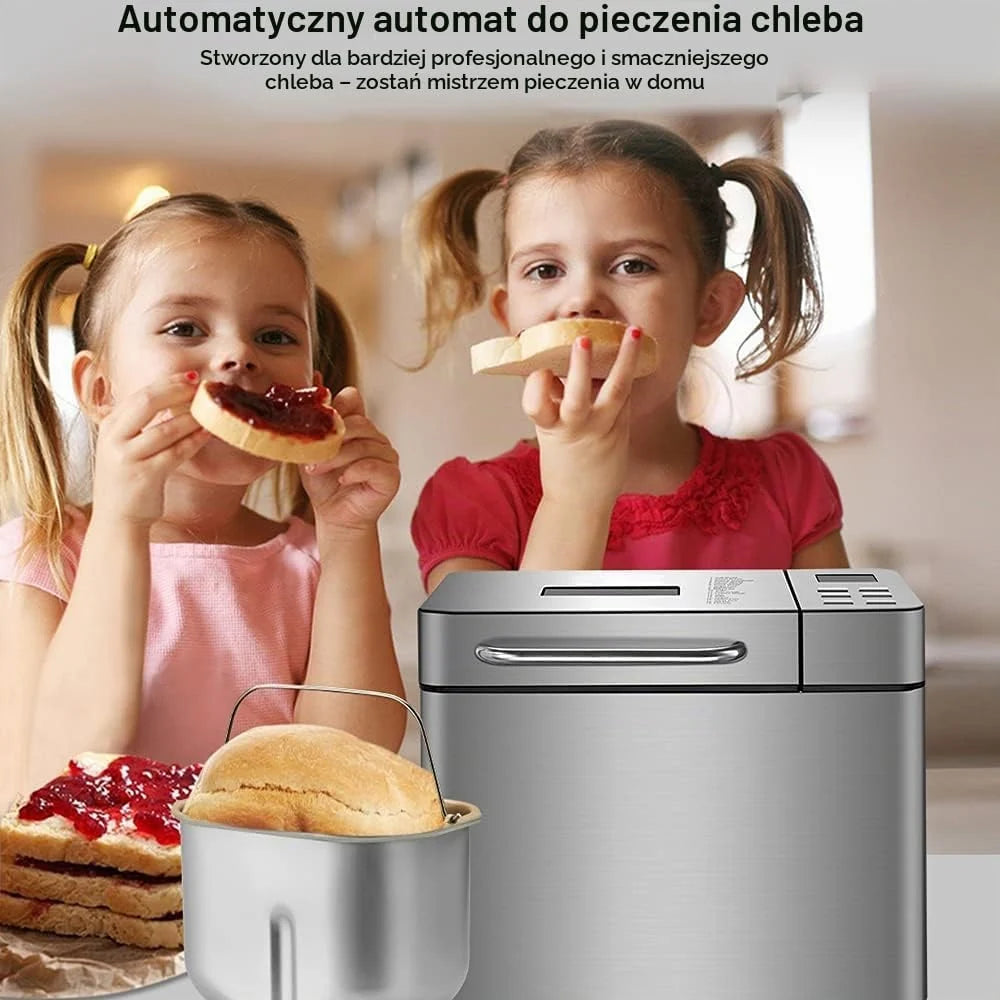 automat do pieczenia chleb, 650 W, 19 programów do pieczenia, 1000 g, automatyczna maszyna do chleba