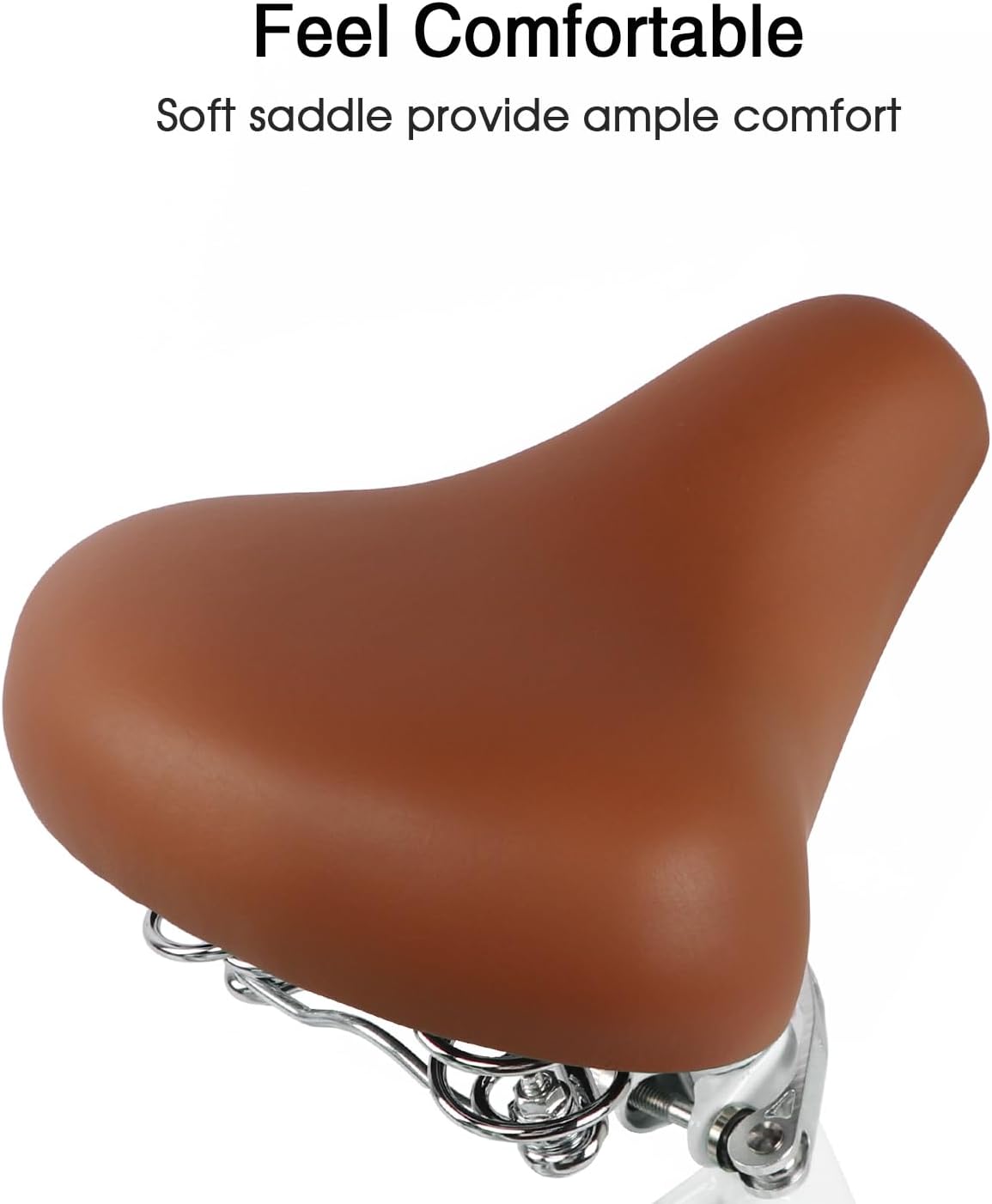 Glerc Missy 20, 24, 26 pulgadas bicicleta híbrida urbana tipo crucero para niñas, de 6 velocidades, con cesta de mimbre, para jóvenes mayores de 6 años, varios colores