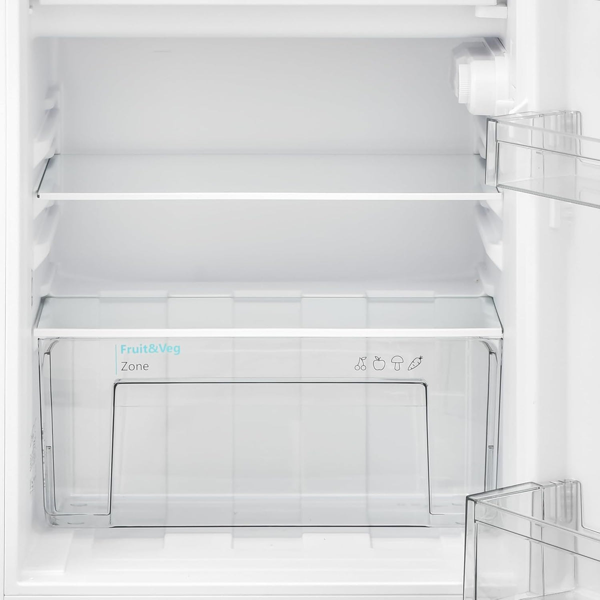 Frigorífico con congelador SHARP SJ-UD121T2W-EU / 121L de capacidad útil, de los cuales 17L en el congelador / frigorífico pequeño con regulación continua de temperatura / iluminación interior LED / blanco