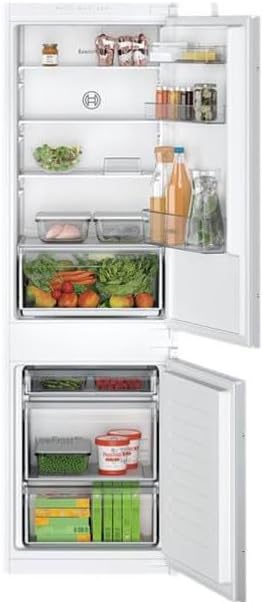 Bosch KIV865SE0, Serie 2, Frigorífico combinado integrable, 177,2 x 54,1 cm, Bisagras deslizantes