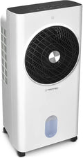 Refrigerador de aire portátil TROTEC PAE 31, climatizador 3 en 1, humidificador y ventilador, depósito de 6 l, capacidad de evaporación de 1,1 l/h, 3 niveles de ventilación, temporizador, modo nocturno