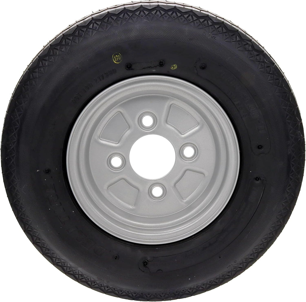 Rueda de repuesto para remolque Deli 4.00-8 4.80-8 4PR 62M para Stema DDR, rueda completa con orificio central grande, juego o individual, 8 pulgadas