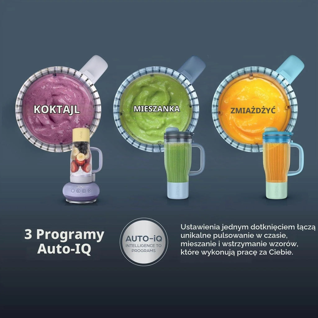 Ninja BlendBoss Blender z przenośnym kubkiem, osobisty blender, DB351UKCY