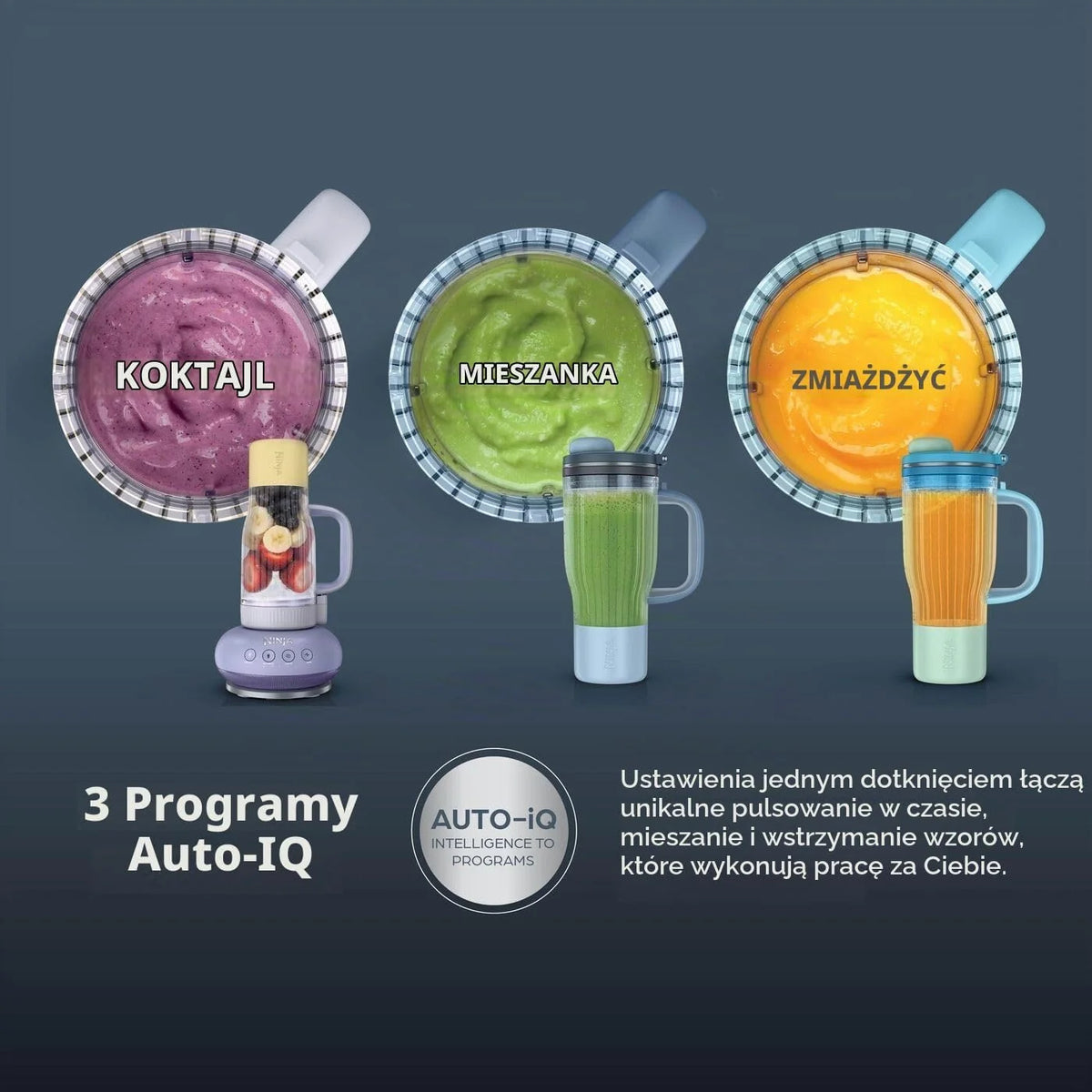 Ninja BlendBoss Blender z przenośnym kubkiem, osobisty blender, DB351UKCY