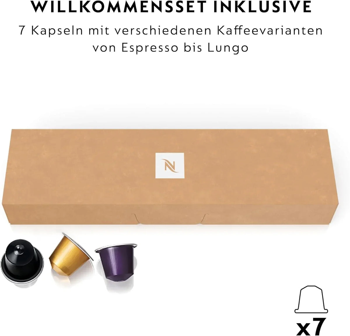 DeLonghi Nespresso Citiz EN267.WAE Cafetera de cápsulas, sistema de extracción especial, 1710 W, 1 L, plástico, Blanco