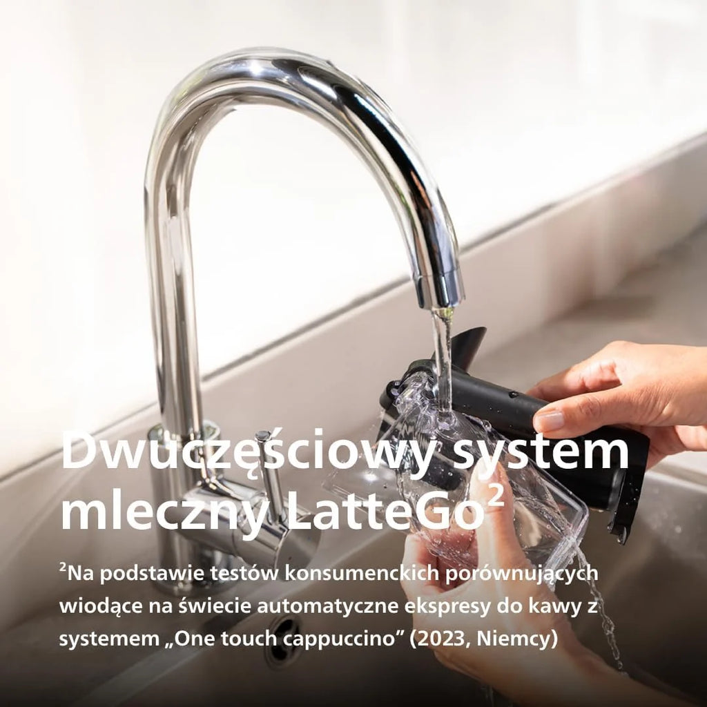 Philips Automatyczny Ekspres do Kawy 5500, LatteGo, 20 Napojów, Szary