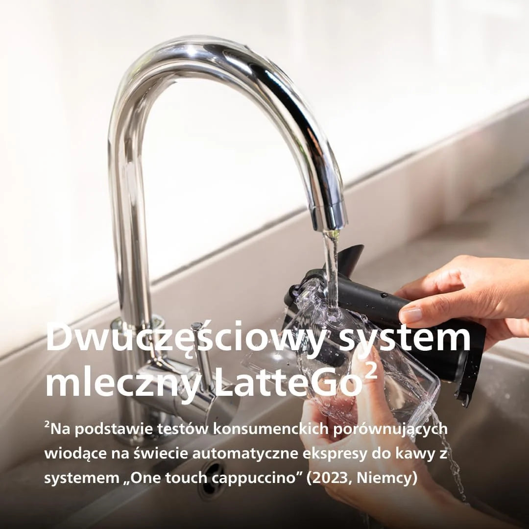 Philips Automatyczny Ekspres do Kawy 5500, LatteGo, 20 Napojów, Szary