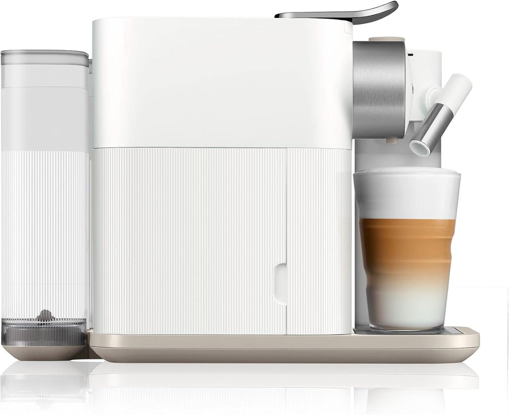 Nespresso De'Longhi EN640.W Gran Lattissima Cafetera de cápsulas con sistema automático de leche, 19 bares de presión, 1400 W, Blanco