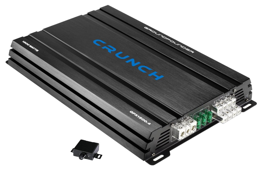 CRUNCH GPX1500. Amplificador de coche de 4 canales Clase A/B con 1500 W máx. | Amplificadores Groundpower | Crunch Car Audio ilimitado