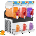 Máquina comercial de granizados de 3 tanques, dispensador de bebidas congeladas y batidos, 45 L