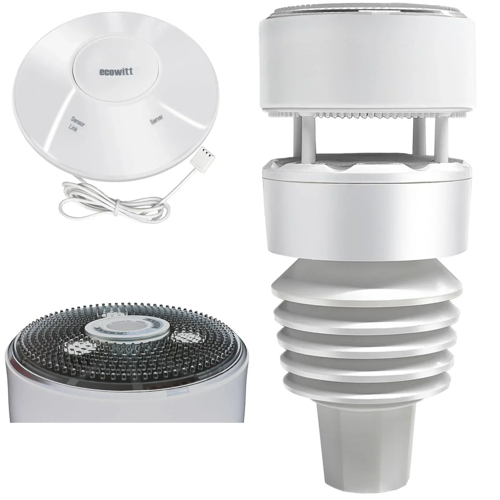 Estación meteorológica ECOWITT GW2001, sensor exterior 7 en 1 WS90, pasarela WiFi GW2000, datos meteorológicos para casa, jardín y granja, 868 MHz