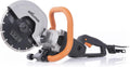 Evolution Power Tools Elektryczna przecinarka tarczowa i pilarka do betonu R230DCT z tarczą diamentową 230 mm (9”) do cięcia kamienia i metalu