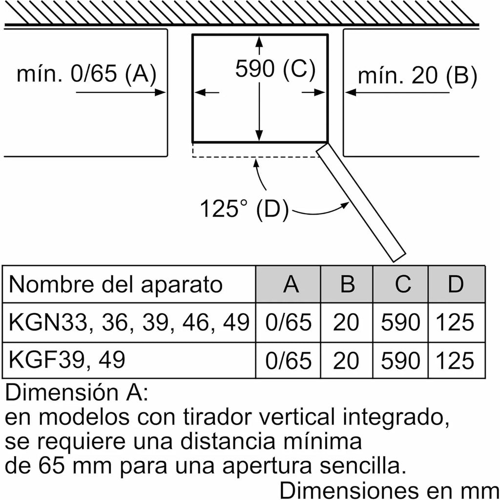 Bosch Serie 4 - Frigorífico combi, NoFrost, alto 203 x ancho 70 cm, 438 L, Tecnología VitaFresh, Blanco - KGN49XIDQ