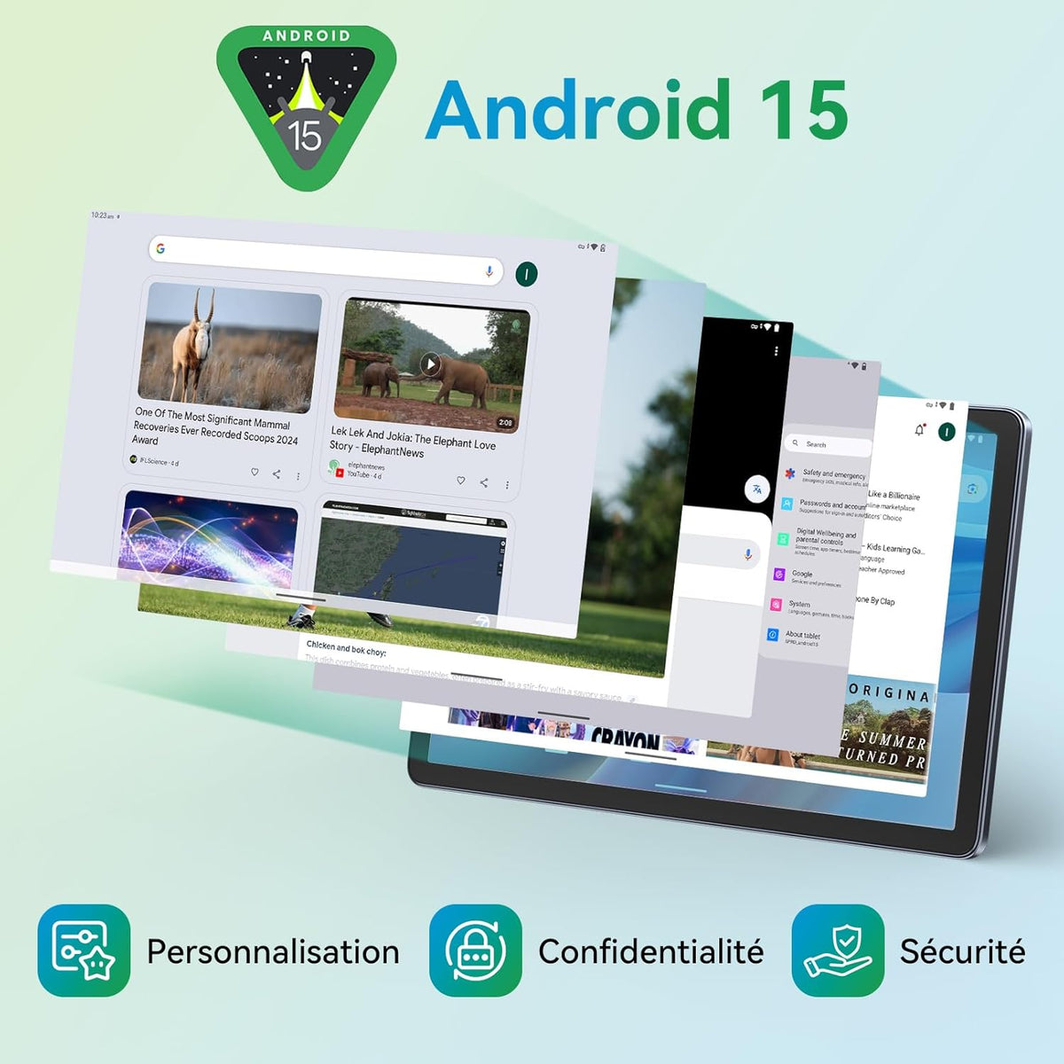 Tableta 4G W90 con tarjeta SIM - 24 GB + 256 GB (4 TB TF), tableta táctil de 11 pulgadas, pantalla FHD+ de 1920 * 1200, Android 15, 8000 mAh, 16 MP + 8 MP, Gemini AI, Widevine L1, GPS integrado