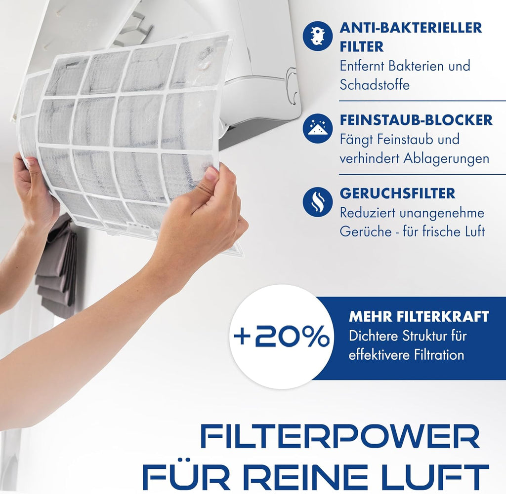 Set de aire acondicionado multisplit con 3 unidades interiores (2 x 2,6kW + 3,5kW), climatizador con función de calefacción, 27000 BTU, 7,9kW, A++, control por WiFi/App, flujo de aire 4D, calefacción hasta -20°C, precargado con R32