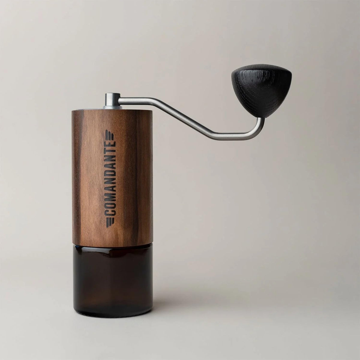 Molinillo de café C40 MK4 Nitro Blade Liquid Amber/Acero inoxidable de COMANDANTE, Plata/Marrón, Plata/Marrón
