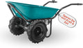 Carretilla eléctrica con batería I Capacidad de 100 l I Carga máxima de 260 kg I 500 W I 40 V Li-ion con 6000 mAh