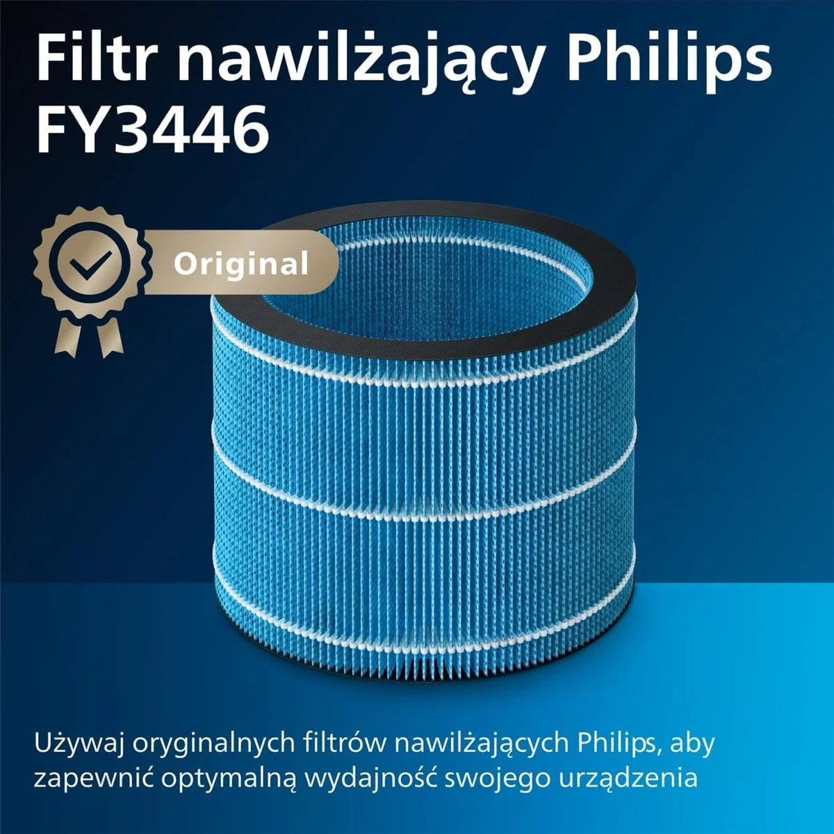 Philips Nawilżacz Ewaporacyjny serii 3000, do 45 m², NanoCloud, 3 l, Biały